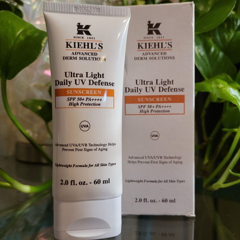 Kiehl's Super Fluid UV Defense Daily Facial Sunscreen SPF 50+ UVA/UVB Serum 2oz
